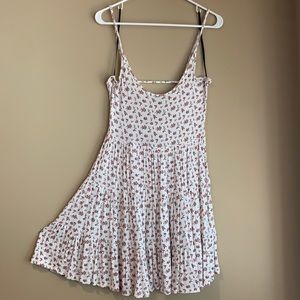 Open back floral dress